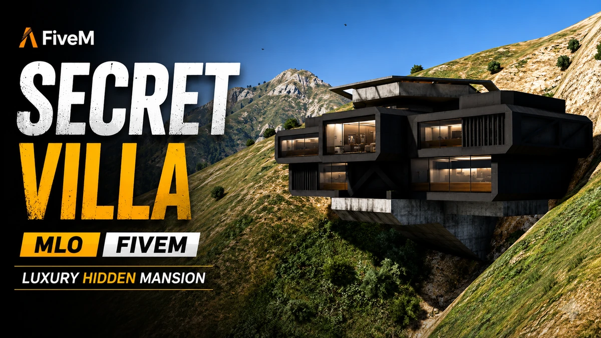 Secret Villa MLO FiveM | Luxury Hidden Mansion | Open Source